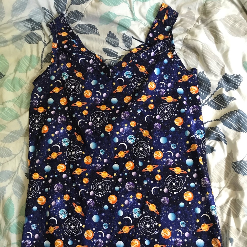 Galaxy muscle shirt